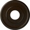 Ekena Millwork Bradford Ceiling Medallion (Fits Canopies up to 6 5/8"), 12 1/2"OD x 3 7/8"ID x 3/4"P, Bronze CM12BRBZS - alternate 1